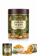 Jowar Puffs – Cream & Onion | Olive Oil Roasted Millet Snack 80g